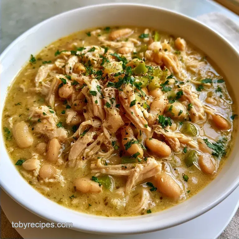 White Chicken Chili with Rotisserie Chicken