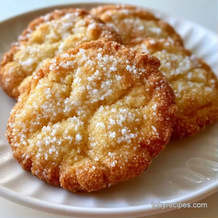 Pale gold circular biscuits neatly stacked on a marble slab beside a glass of cold milk and a linen napkin.
