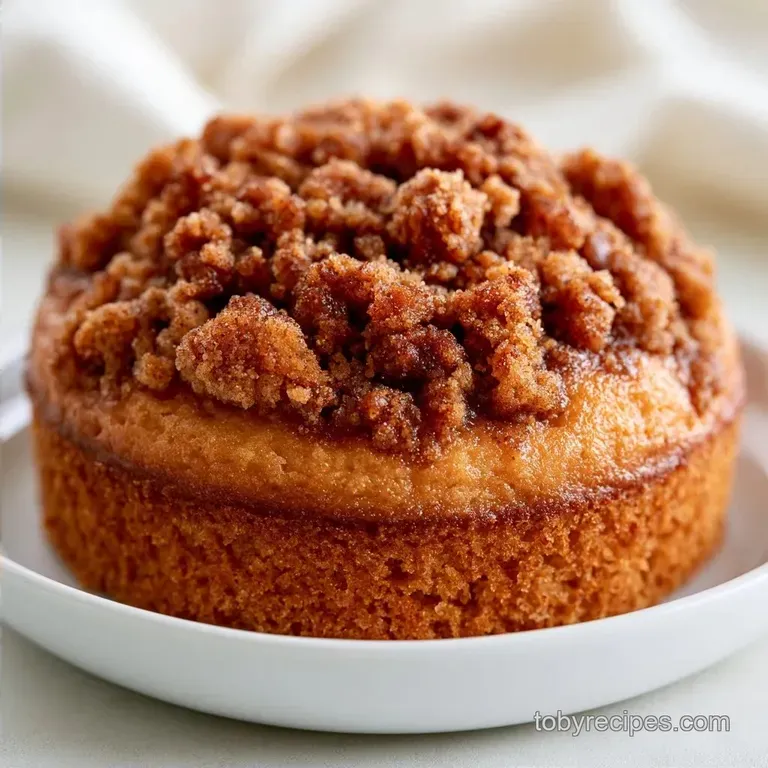 Easy Coffee Cake Recipe with Sour Cream