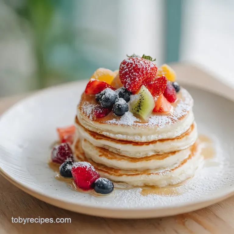Easy Fluffy Pancakes From Scratch
