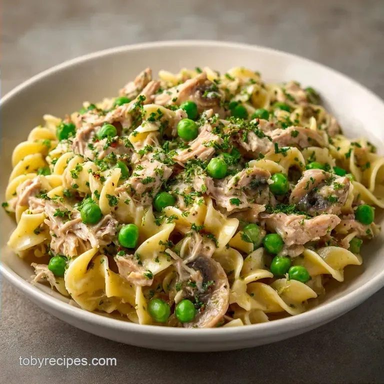 Easy Tuna Casserole Recipe: Creamy and Comforting