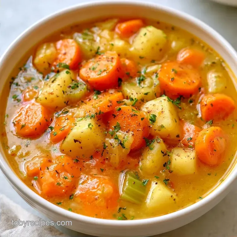 Easy Vegetable Soup in 40 Minutes