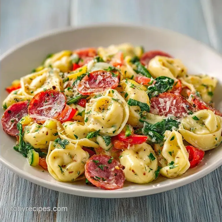 Italian Tortellini Pasta Salad: Zesty and Hearty