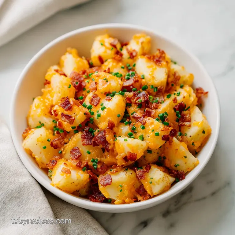 Loaded Baked Potato Salad: Roasted and Creamy