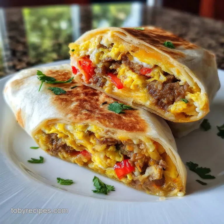 Make Ahead Breakfast Burritos: Fluffy and Flavorful
