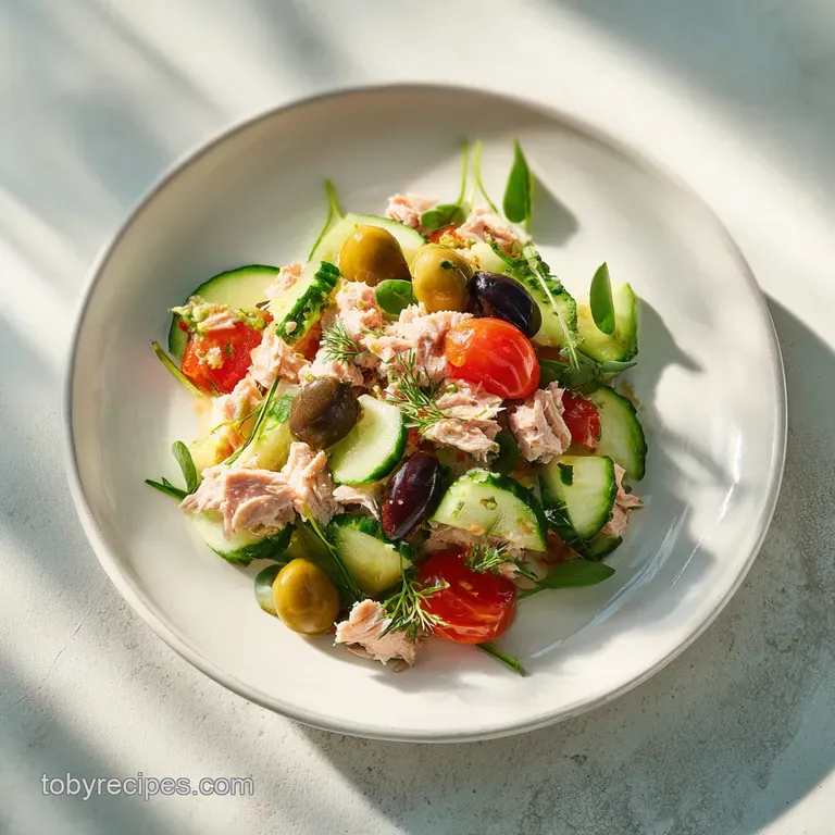 Mediterranean Tuna Salad: Fresh and Healthy