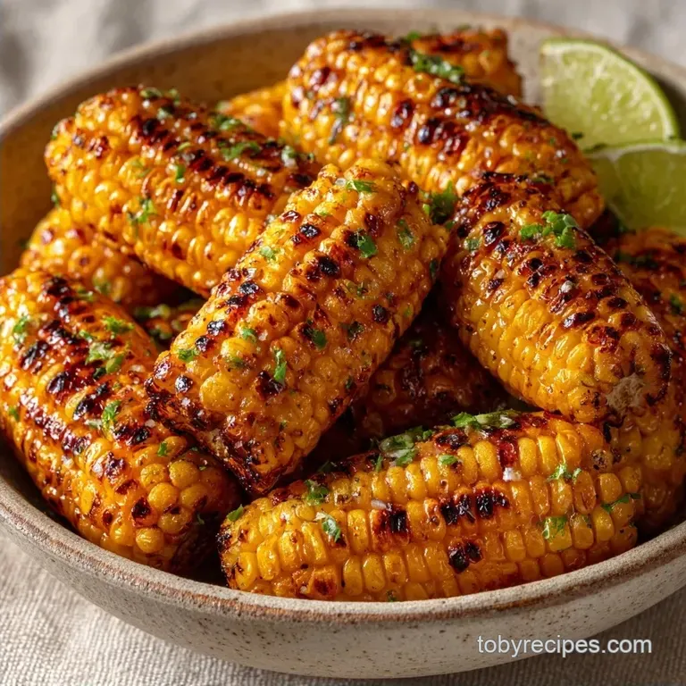 Healthy Mexican Street Corn Salad: Smoky Char
