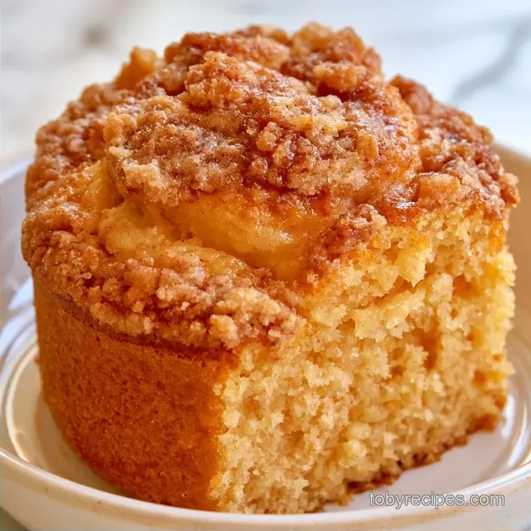 New York Crumb Coffee Cake: Chunky Streusel