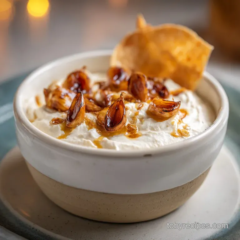 Roasted Garlic Dip: Rich and Creamy