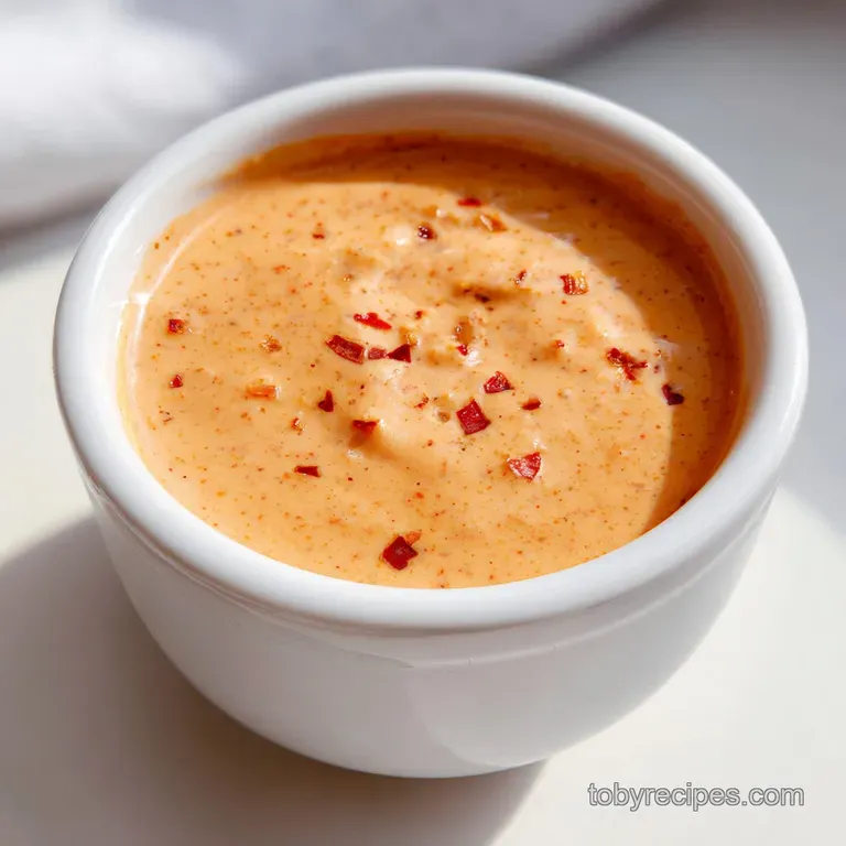 A minimalist white ceramic bowl filled with smooth pinkish sauce, garnished with a sprinkle of cracked black pepper.