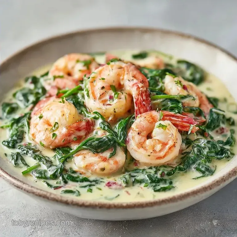 Shrimp Spinach Cream Sauce: Rich and Zesty