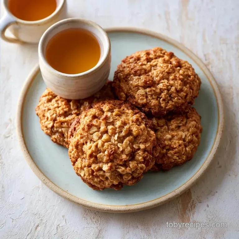 Simple Kids Cookies with Honey and Oats