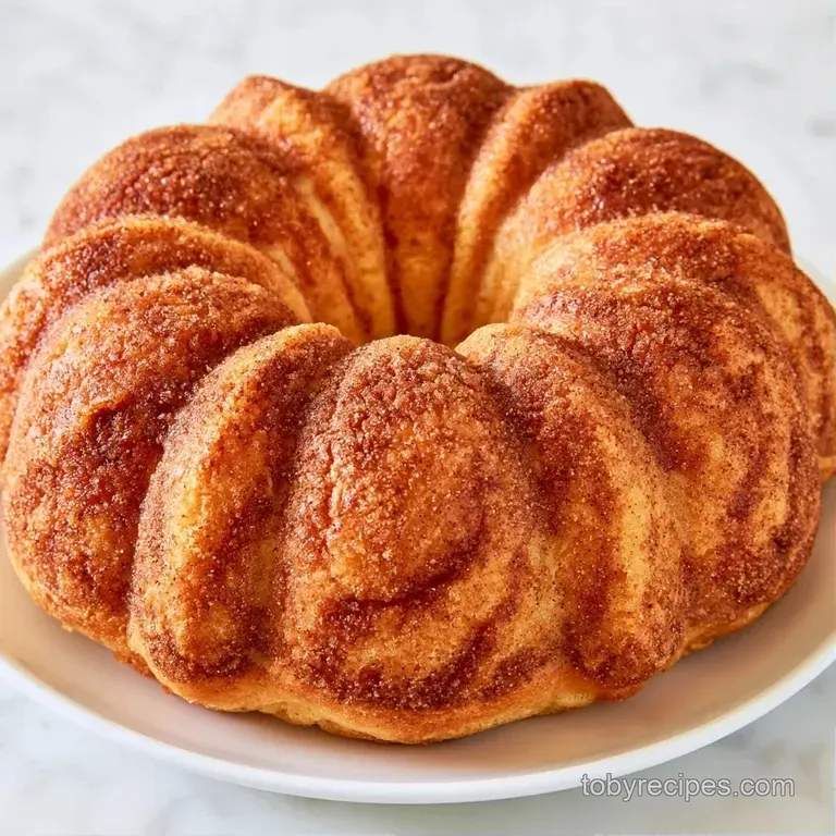 A thick slice of moist golden cake with a crunchy streusel top served on a ceramic plate beside a cup of black coffee.