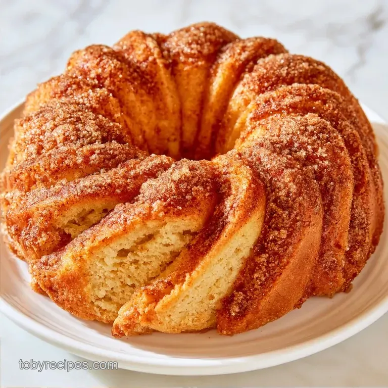 Tender Sour Cream Bundt Coffee Cake