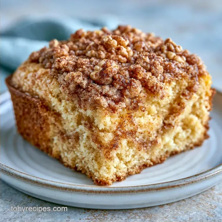 Sour Cream Coffee Cake with Walnuts