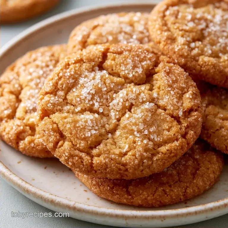 Sugar Topped Butter Cookies: Shatter Crisp